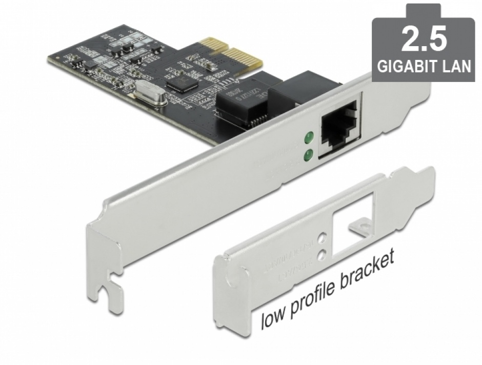 PCI Express la 1 x 2.5 Gigabit LAN, Delock 89564 imagine noua